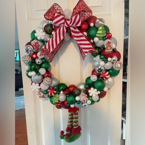 Handmade Christmas wreath!❤️🎄❄️🎅🏼